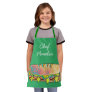Junior chef sub sanndwich colorful kids apron