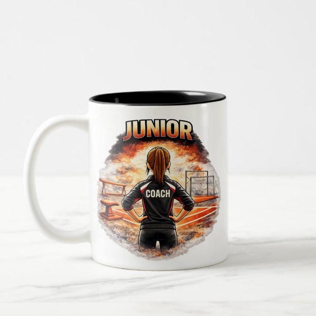 Junior Coach Mug - Gymnastics Gift (Left)