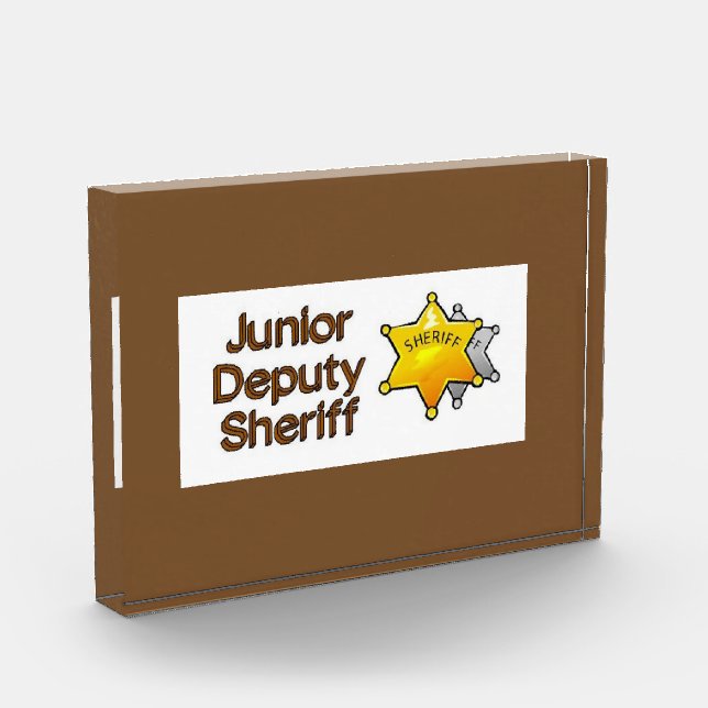 Junior Deputy Sheriff Award (Left)
