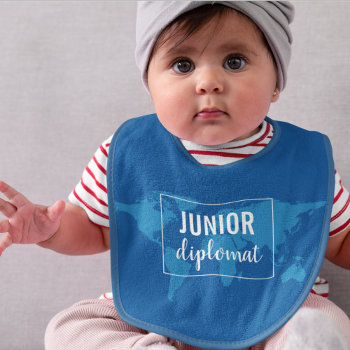 Junior Diplomat Slight Lapse In Protocol Baby Bib by AntiqueImages at Zazzle