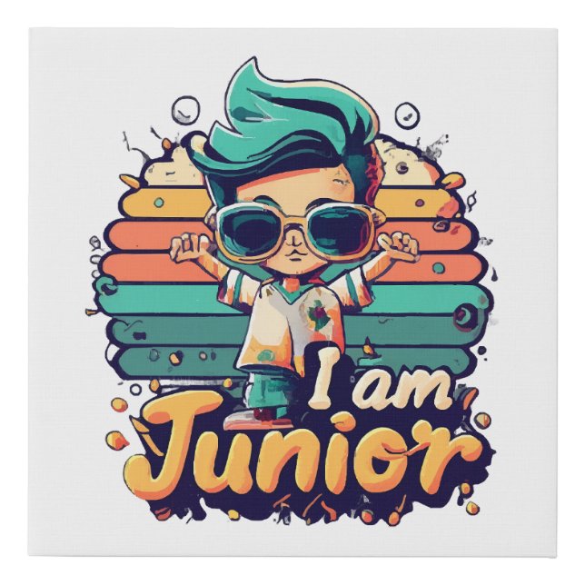 Junior Faux Canvas Print (Front)