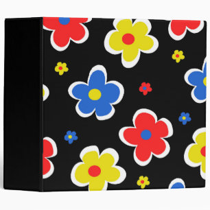 Junior Florals 3 Ring Binder