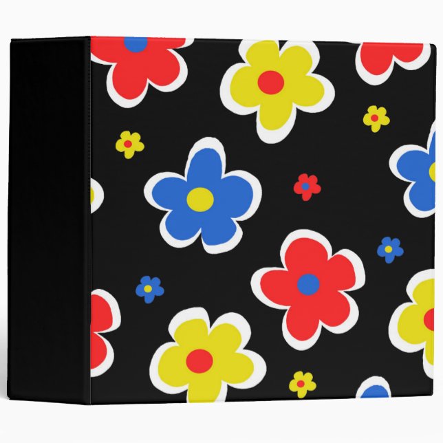 Junior Florals 3 Ring Binder (Front/Spine)