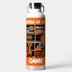 Junior Girls Tennis Player Water Bottle