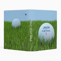 Junior Golfer Golf Notes Mini Binder