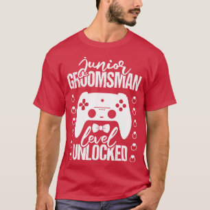Junior Groomsman Level Unlocked Wedding Party 1 T-Shirt