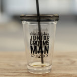 Junior Groomsman Wedding Favor Tumbler<br><div class="desc">Need a thank you gift for your Junior Groomsman. He'll be able to use this and makes a great gift for a great little guy doing a great job on your great day. Great!</div>