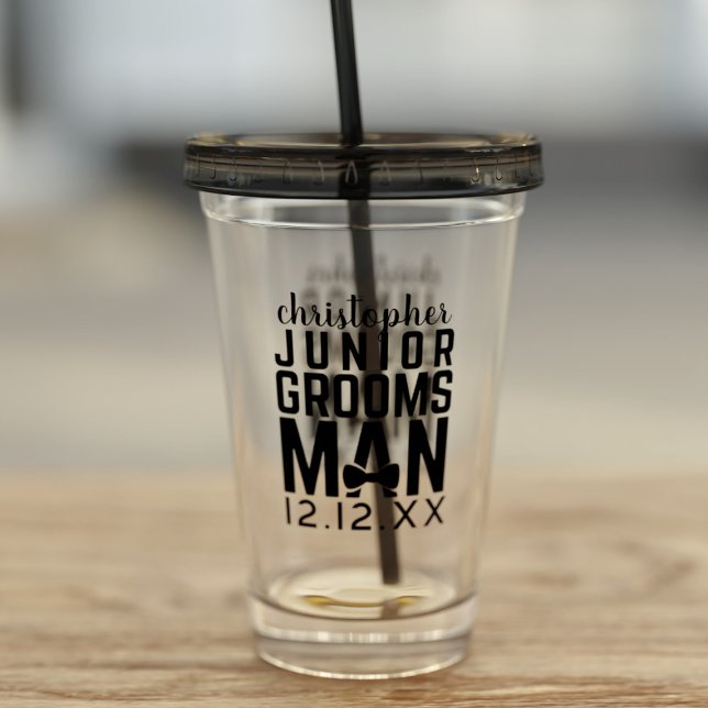 Junior Groomsman Wedding Favor Tumbler (Creator Uploaded)
