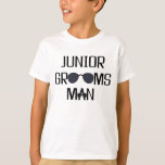 Junior Groomsman Wedding Party T-Shirt<br><div class="desc">Featuring an awesome quote about wedding party,  this cute junior groomsmen clothing makes a great gift for youths.</div>