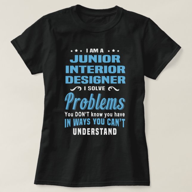 Junior Interior Designer T-Shirt (Design Front)