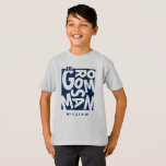 Junior Jr. Groomsman Wedding Party Crew T-Shirt<br><div class="desc">Modern wedding Junior Jr. Groomsman shirt,  black typography t-shirt,  in navy blue theme. A perfect gift for your wedding party members.</div>