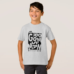 Junior Jr. Groomsman, wedding party T-Shirt