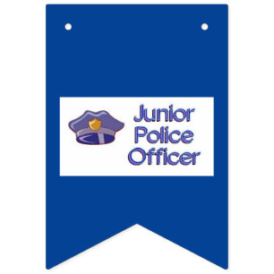 Junior Police Officer Bunting Flags