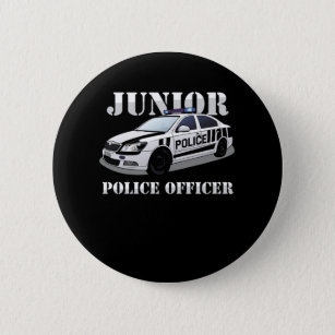 Junior Police Officer Policeman Police Car Cop Gif Button