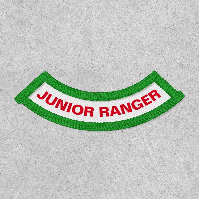 JUNIOR RANGER rocker patch (Front)