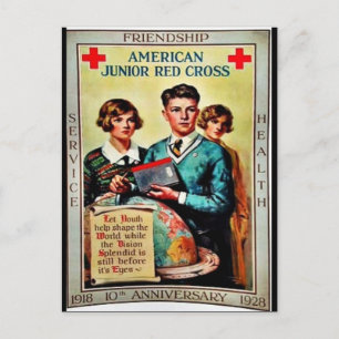 Junior Red Cross 5 Postcard