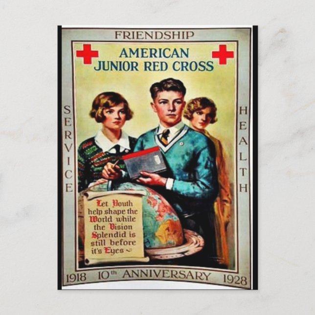 Junior Red Cross 5 Postcard (Front)