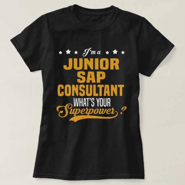 Junior SAP Consultant T-Shirt (Design Front)