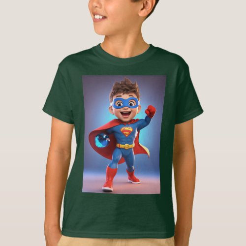 junior super Man  T_Shirt