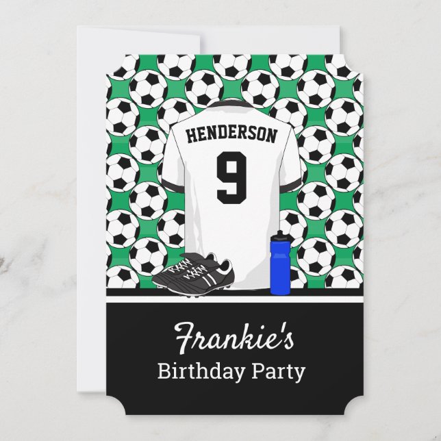 Junior youth soccer event BKW Invitation (Front)