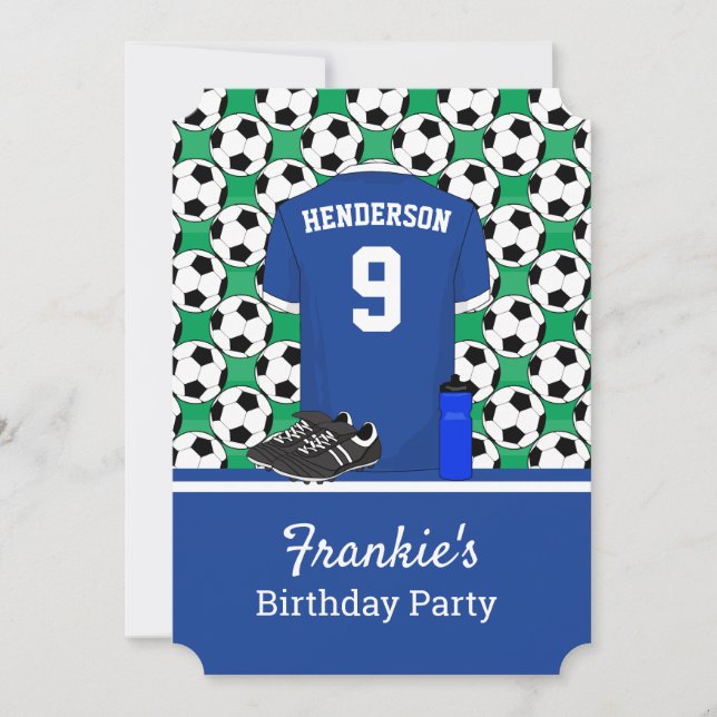 Junior youth soccer event BLW Invitation (Front)