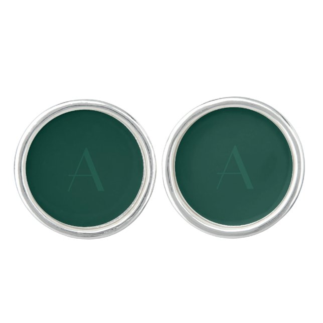 Juniper Green Cufflinks (Front)