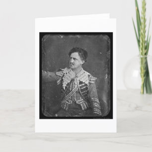 Junius Booth Daguerreotype 1850 Card