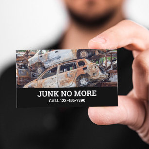 Junk Auto Wrecking Removal Recycling Business Card