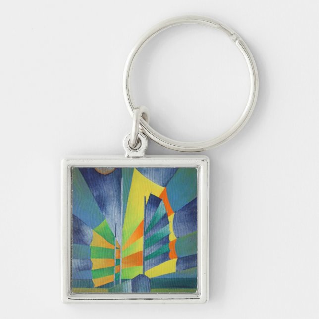 Junk By The Light Of The Silvery Moon Keychain (Front)