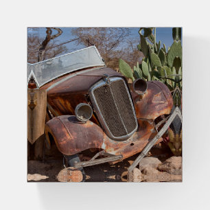 Junk car paperweight
