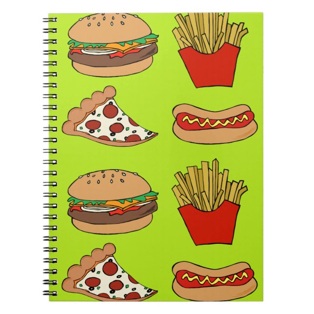 Junk food design notebook (Front)