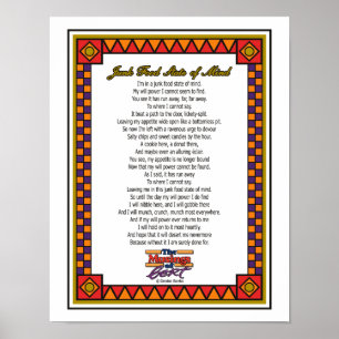 Junk Food State of Mind Poster