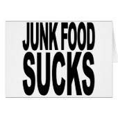 Junk Food Sucks (Front Horizontal)