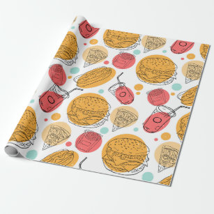 Junk Food Wrapping Paper