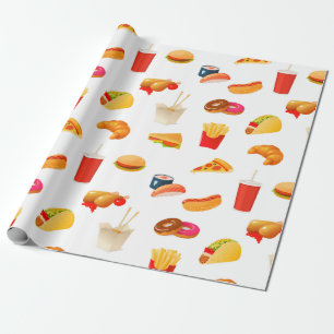 Junk Food Wrapping Paper