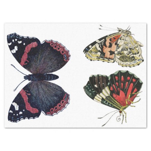 Junk Journal Butterfly Elements Decoupage Sheet