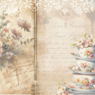 Junk journal ephemera vintage scrapbook paper