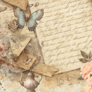 Junk journal ephemera vintage scrapbook paper