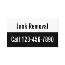 Junk Removal Black and White Promotional