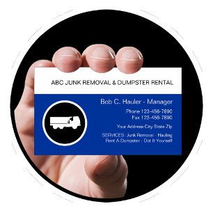 Junk Removal Business Cards