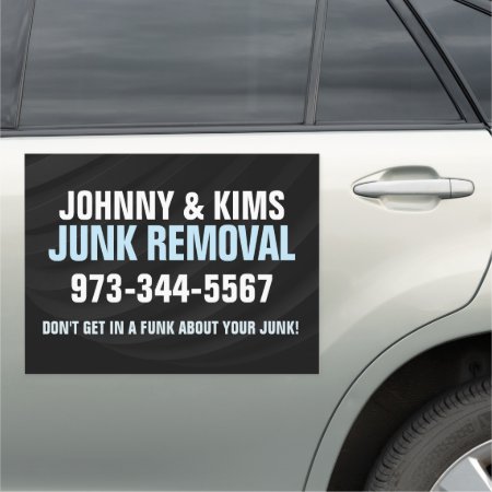 Junk Removal Car Magnet