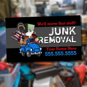 Junk Removal.Hauling.Got Junk.Customizable text Business Card