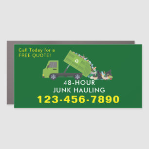 Junk Removal Service Vehicle Advertising Design Car Magnet