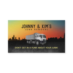 Junk Removal Slogans Business Cards