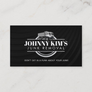 Junk Removal Slogans Business Cards