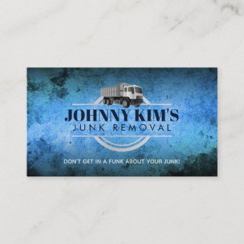 Junk Removal Slogans Business Cards by MsRenny at Zazzle