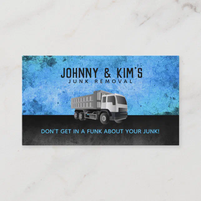 Junk Removal Slogans Business Cards Zazzle