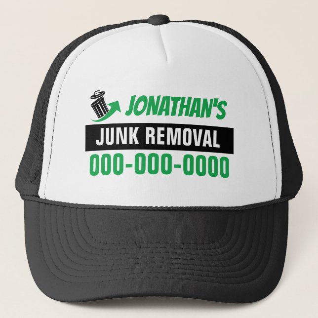 Junk Removal Trucker Hat (Front)