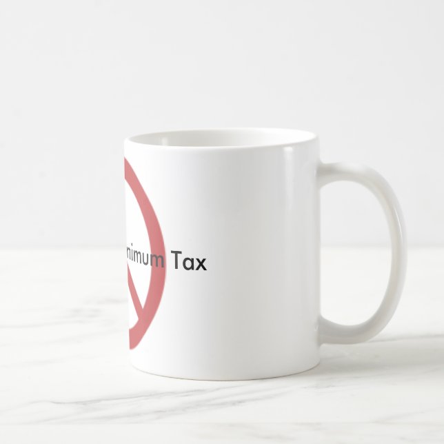 Junk the Alternative Minimum Tax Mug (Right)