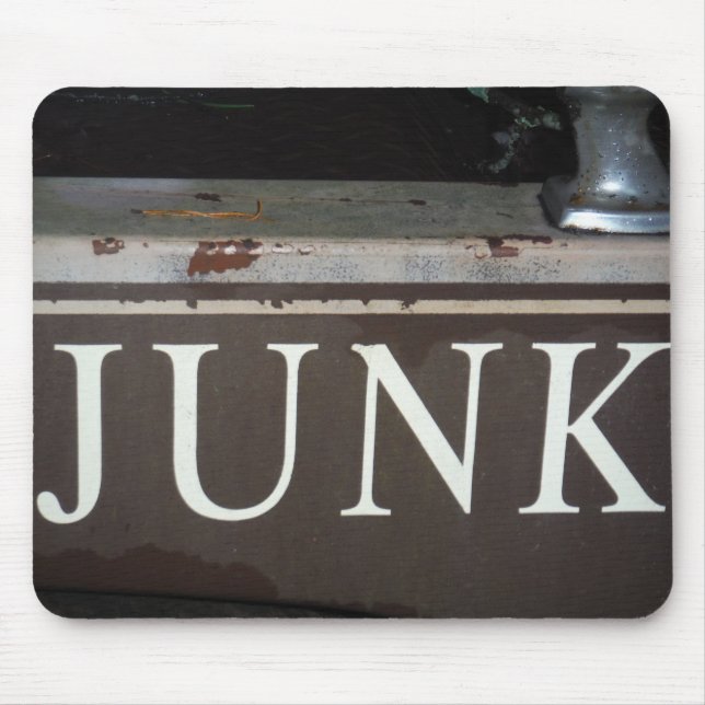 Junk: Vintage tow truck sign Mouse Pad (Front)